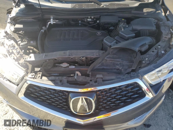 2017 Acura MDX with VIN 5J8YD4H38HL005729, listed as a Copart auction lot 50415045 with 110,661 mi miles and Salvage Title. Bid and sale history available at carsss.com. Image 12.
