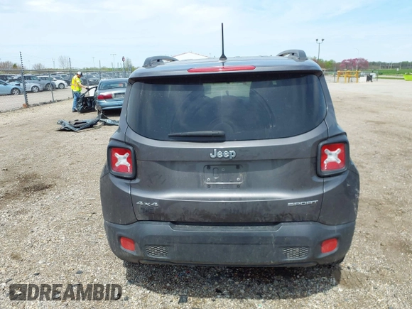 2017 Jeep Renegade Sport с VIN ZACCJBAB6HPG64055, выставлен на аукционе IAAI как лот 42104469 с пробегом 125 897 миль миль и . История ставок и продаж доступна на DreamBid. Изображение 16.