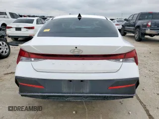 2024 Hyundai Elantra SE with VIN KMHLL4DG3RU828340, listed as a Copart auction lot 54086465 with 11,698 mi miles and Clean title. Bid and sale history available at DreamBid. Image 6.