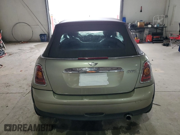 2010 MINI Convertible with VIN WMWMR3C56ATU98122, listed as a Copart auction lot 85808664 with 75,844 mi miles and Clean Title. Bid and sale history available at DreamBid. Image 6.