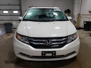 2015 Honda Odyssey EX-L with VIN 5FNRL5H68FB042107, listed as a Copart auction lot 51000525 with 140,793 mi miles and Salvage Title. Bid and sale history available at DreamBid. Image 5.