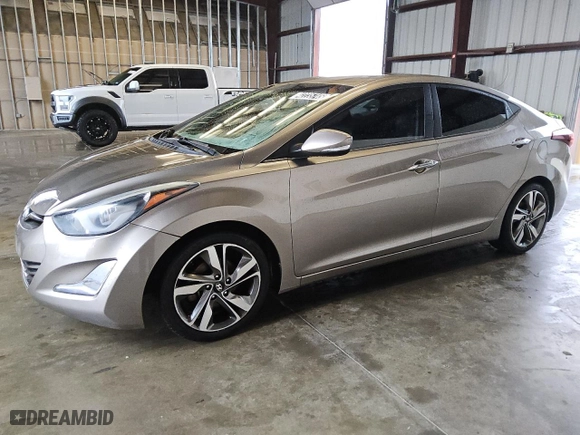 2014 Hyundai Elantra Limited with VIN 5NPDH4AE1EH530306, listed as a Copart auction lot 42235745 with 111,176 mi miles and Clean Title. Bid and sale history available at carsss.com. Image 1.