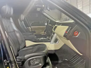 2014 Land Rover Range Rover Supercharged with VIN SALGS2TF6EA155229, listed as a Copart auction lot 62614735 with 95,369 mi miles and Salvage title. Bid and sale history available at DreamBid. Image 5.