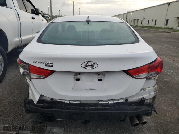 2013 Hyundai Elantra Coupe GS PZEV with VIN KMHDH6AE7DU010722, listed as a Copart auction lot 74783224 with 0 mi miles and Salvage Title. Bid and sale history available at carsss.com. Image 6.
