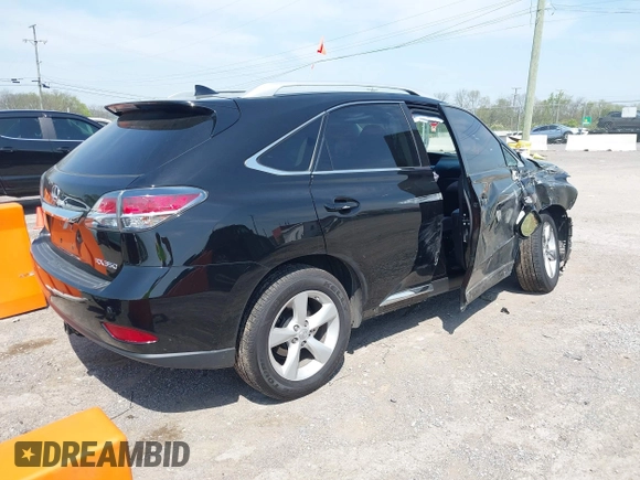 2015 Lexus RX 350 with VIN 2T2BK1BAXFC265114, listed as a IAAI auction lot 42010039 with 84,766 mi miles and . Bid and sale history available at DreamBid. Image 4.