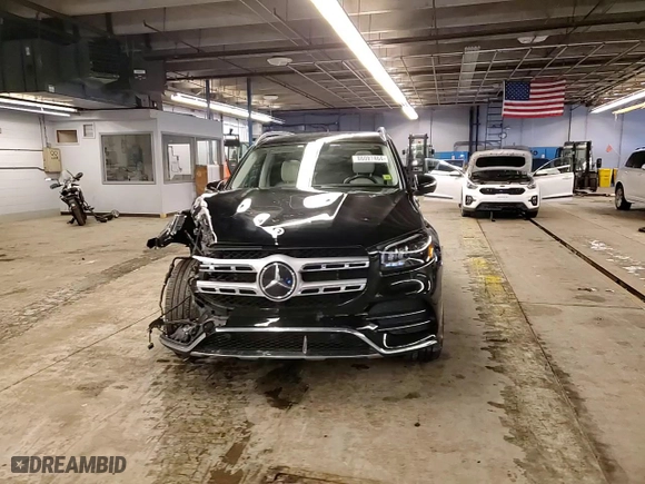 2022 Mercedes-Benz GLS with VIN 4JGFF5KE3NA666426, listed as a Copart auction lot 86087464 with 25,017 mi miles and Salvage Title. Bid and sale history available at carsss.com. Image 12.