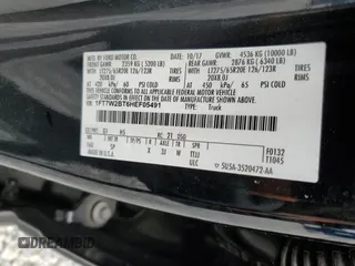 2017 Ford F-250 Lariat z VIN 1FT7W2BT6HEF05491, wystawiony jako Copart lot #54422025 z przebiegiem Nie podano mil oraz Szkoda całkowita • Salvage title. Historia ofert i sprzedaży dostępna na DreamBid. Obrazek 12.