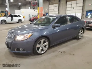 2013 Chevrolet Malibu LTZ with VIN 1G11J5SX3DF246352, listed as a Copart auction lot 49955335 with 172,427 mi miles and Salvage Title. Bid and sale history available at carsss.com. Image 1.
