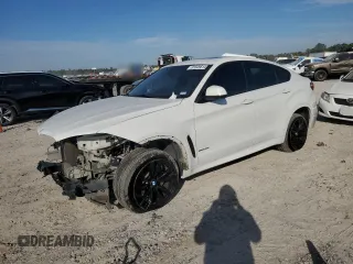 2017 BMW X6 sDrive35i with VIN 5UXKU0C54H0F99650, listed as a Copart auction lot 81828614 with 156,344 mi miles and Salvage Title. Bid and sale history available at carsss.com. Image 1.