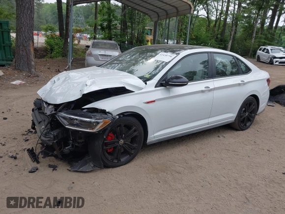 2022 Volkswagen Jetta GLI Autobahn with VIN 3VW2T7BU1NM028092, listed as a IAAI auction lot 42430756 with 20,666 mi miles and . Bid and sale history available at DreamBid. Image 18.