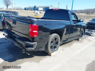 2018 Chevrolet Silverado 1500 Work Truck with VIN 1GCNCNEC1JZ339988, listed as a IAAI auction lot 41725917 with 100,143 mi miles. Bid and sale history available at carsss.com. Image 4.