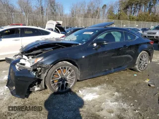 2016 Lexus RC 300 F Sport with VIN JTHSM5BC3G5001527, listed as a Copart auction lot 84865624 with 56,978 mi miles and Salvage Title. Bid and sale history available at DreamBid. Image 1.