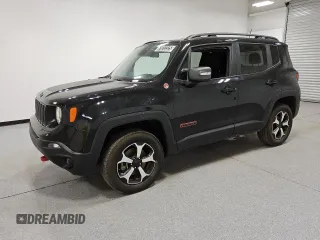 2020 Jeep Renegade Trailhawk with VIN ZACNJBC10LPL03200, listed as a Copart auction lot 61012325 with 57,213 mi miles and Clean title. Bid and sale history available at DreamBid. Image 1.