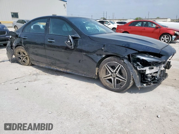 2024 Mercedes-Benz C 300 z VIN W1KAF4GB2RR218022, wystawiony jako Copart lot #51552635 z przebiegiem 7 906 mil mil oraz Szkoda całkowita • Salvage title. Historia ofert i sprzedaży dostępna na DreamBid. Obrazek 4.