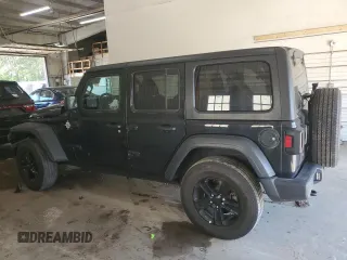 2020 Jeep Wrangler Unlimited Sport Altitude with VIN 1C4HJXDN9LW154318, listed as a Copart auction lot 56473335 with 99,482 mi miles and Salvage title. Bid and sale history available at DreamBid. Image 2.
