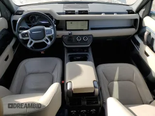 2023 Land Rover Defender SE with VIN SALEPEEU8P2115950, listed as a Copart auction lot 82717694 with 18,246 mi miles and Salvage title. Bid and sale history available at DreamBid. Image 8.