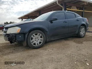 2013 Dodge Avenger SE with VIN 1C3CDZABXDN682873, listed as a Copart auction lot 46826865 with 135,193 mi miles and Salvage Title. Bid and sale history available at carsss.com. Image 1.