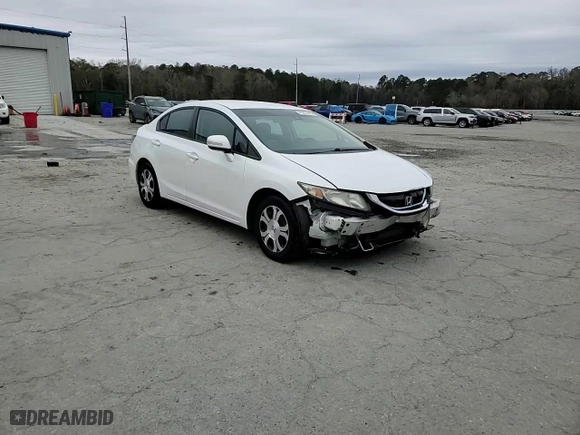 2013 Honda Civic Hybrid with VIN 19XFB4F36DE002586, listed as a Copart auction lot 41811415 with NaN miles and Salvage Title. Bid and sale history available at carsss.com. Image 14.