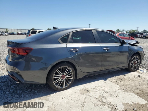 2022 Kia Forte GT with VIN 3KPF44AC5NE473406, listed as a Copart auction lot 48672035 with 16,297 mi miles and Salvage Title. Bid and sale history available at carsss.com. Image 3.