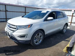 2016 Ford Edge Titanium with VIN 2FMPK4K92GBB59330, listed as a IAAI auction lot 41954797 with 143,092 mi miles. Bid and sale history available at carsss.com. Image 2.