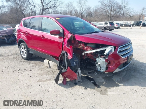2017 Ford Escape SE with VIN 1FMCU9GD2HUB58323, listed as a IAAI auction lot 41769191 with 134,644 mi miles. Bid and sale history available at carsss.com. Image 1.