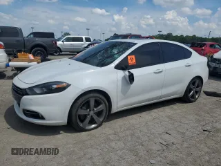 2014 Dodge Dart GT with VIN 1C3CDFEB4ED824571, listed as a Copart auction lot 62771225 with 126,015 mi miles and Salvage title. Bid and sale history available at DreamBid. Image 1.