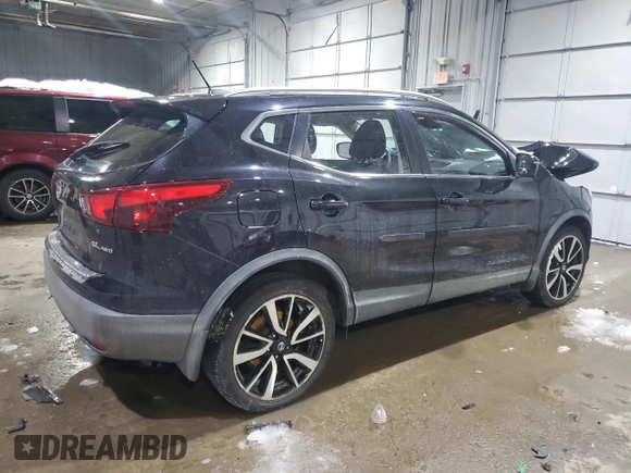 2017 Nissan Rogue SL with VIN JN1BJ1CR2HW122750, listed as a Copart auction lot 45503975 with 64,582 mi miles and Salvage Title. Bid and sale history available at DreamBid. Image 3.