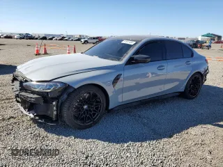 2024 BMW M3 Competition with VIN WBS33AY0XRFT58675, listed as a Copart auction lot 81841404 with 2,144 mi miles and Salvage title. Bid and sale history available at DreamBid. Image 1.