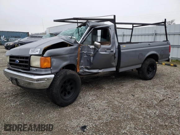 1987 Ford F-150 with VIN 1FTDF15Y6HPA66012, listed as a Copart auction lot 85805244 with 32,344 mi miles and Salvage Title. Bid and sale history available at carsss.com. Image 1.