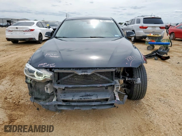 2018 BMW 3 Series 320i with VIN WBA8A9C56JAH12021, listed as a Copart auction lot 58971175 with 100,317 mi miles and Salvage title. Bid and sale history available at DreamBid. Image 5.