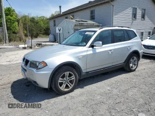 2006 BMW X3 3.0i with VIN WBXPA934X6WG81214, listed as a Copart auction lot 53454085 with 110,599 mi miles and Salvage Title. Bid and sale history available at DreamBid. Image 1.
