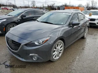 2014 Mazda 3 S Grand Touring z VIN JM1BM1W31E1142489, wystawiony jako Copart lot #43557485 z przebiegiem 158 399 mil mil oraz Szkoda całkowita • Salvage title. Historia ofert i sprzedaży dostępna na DreamBid. Obrazek 1.