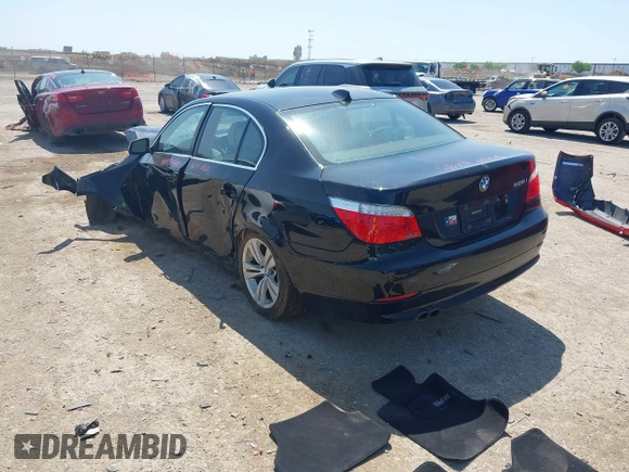 2010 BMW 5 Series 528i with VIN WBANU5C54AC366085, listed as a IAAI auction lot 41920968 with Not Provided miles and . Bid and sale history available at carsss.com. Image 3.