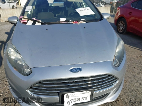 2017 Ford Fiesta SE with VIN 3FADP4EJ7HM140843, listed as a IAAI auction lot 41863146 with 1 mi miles. Bid and sale history available at carsss.com. Image 6.