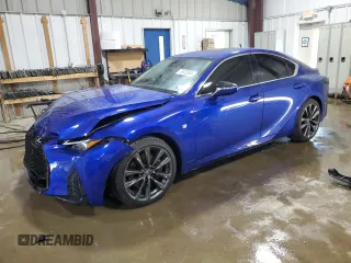 2024 Lexus IS 350 F Sport z VIN JTHGZ1E26R5035581, wystawiony jako Copart lot #73522344 z przebiegiem 3 035 mil mil oraz Szkoda całkowita • Salvage title. Historia ofert i sprzedaży dostępna na DreamBid. Obrazek 1.