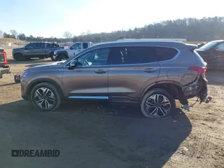 2019 Hyundai Santa Fe Ultimate with VIN 5NMS53AA3KH026730, listed as a IAAI auction lot 41432797 with 23,573 mi miles. Bid and sale history available at carsss.com. Image 14.