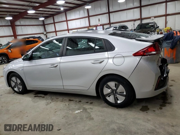 2019 Hyundai Ioniq Blue with VIN KMHC65LC3KU109770, listed as a Copart auction lot 51158015 with 46,006 mi miles and Salvage Title. Bid and sale history available at DreamBid. Image 2.