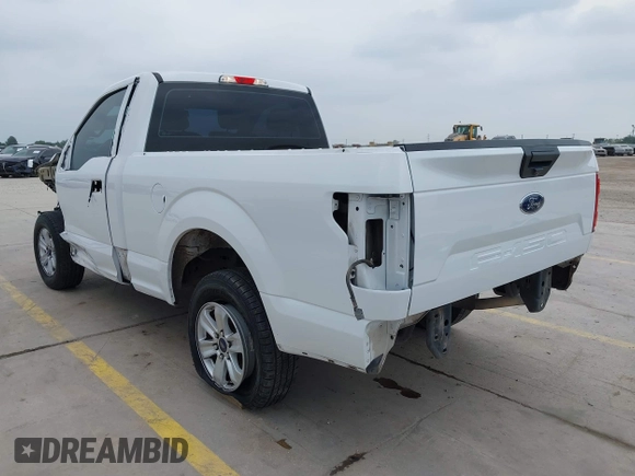 2018 Ford F-150 XL with VIN 1FTMF1CB4JKF54148, listed as a IAAI auction lot 42275439 with 157,811 mi miles and . Bid and sale history available at DreamBid. Image 3.