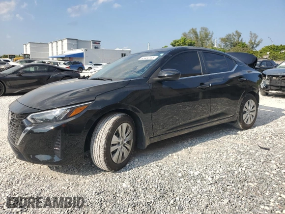 2024 Nissan Sentra S with VIN 3N1AB8BV2RY376985, listed as a Copart auction lot 53404155 with 5,820 mi miles and Non Repairable. Bid and sale history available at DreamBid. Image 1.