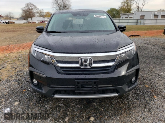 2022 Honda Pilot EX-L with VIN 5FNYF6H55NB035484, listed as a Copart auction lot 80648114 with 50,636 mi miles and Salvage Title. Bid and sale history available at carsss.com. Image 5.