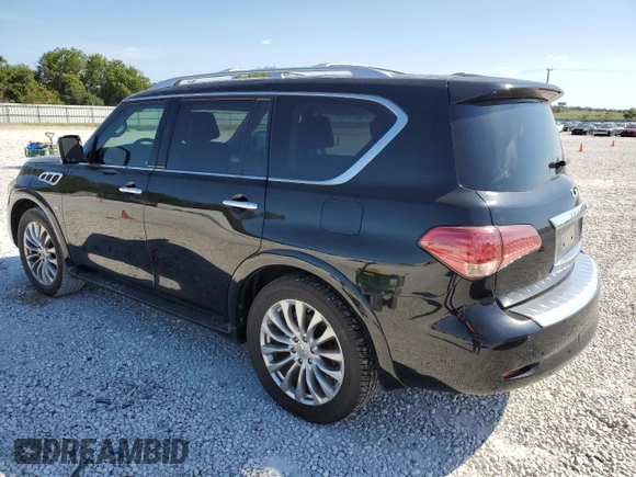 2016 Infiniti QX80 with VIN JN8AZ2NF7G9612712, listed as a Copart auction lot 68152744 with 126,202 mi miles and Clean Title. Bid and sale history available at carsss.com. Image 2.