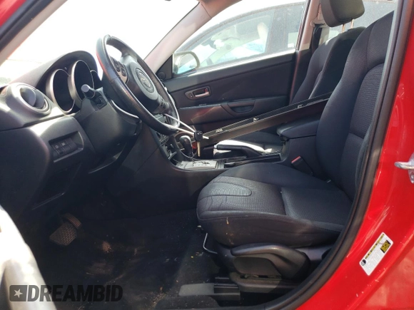 2008 Mazda Mazda3 s Sport with VIN JM1BK343781868110, listed as a Copart auction lot 55115175 with 191,331 mi miles and Clean Title. Bid and sale history available at carsss.com. Image 7.