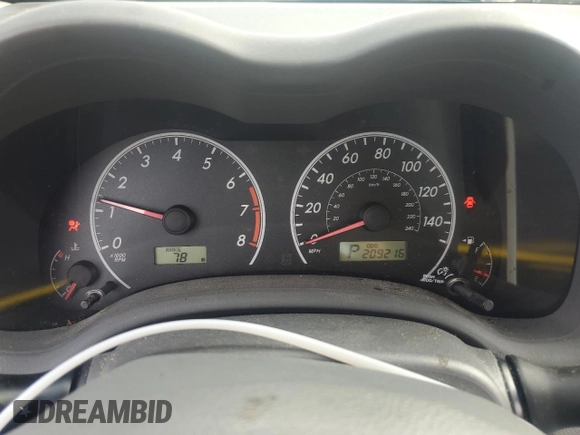2010 Toyota Corolla with VIN 1NXBU4EE2AZ191516, listed as a Copart auction lot 63446875 with 209,216 mi miles and Salvage title. Bid and sale history available at DreamBid. Image 9.