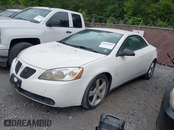 2007 Pontiac G6 GT with VIN 1G2ZH361674180268, listed as a IAAI auction lot 42101853 with 77,795 mi miles. Bid and sale history available at carsss.com. Image 2.