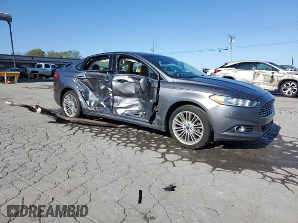 2014 Ford Fusion SE with VIN 3FA6P0HD5ER349083, listed as a Copart auction lot 52398625 with 91,796 mi miles and Salvage Title. Bid and sale history available at carsss.com. Image 4.