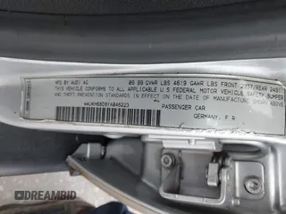 2000 Audi A4 с VIN WAUKH68D8YA046223, выставлен на аукционе IAAI как лот 41258422 с пробегом 287 598 миль миль и . История ставок и продаж доступна на DreamBid. Изображение 9.