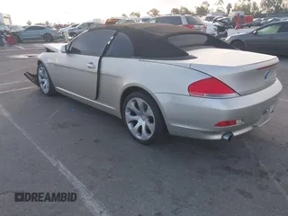 2004 BMW 6 Series 645Ci with VIN WBAEK73414B260034, listed as a IAAI auction lot 41433135 with 93,383 mi miles. Bid and sale history available at carsss.com. Image 3.