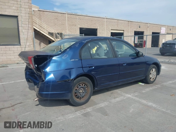 2003 Honda Civic LX with VIN 2HGES16553H561692, listed as a IAAI auction lot 41993872 with 201,413 mi miles and . Bid and sale history available at DreamBid. Image 4.