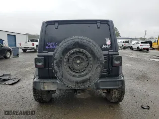2021 Jeep Wrangler Unlimited Willys with VIN 1C4HJXDN3MW680459, listed as a Copart auction lot 41343675 with 65,298 mi miles and Salvage Title. Bid and sale history available at carsss.com. Image 6.