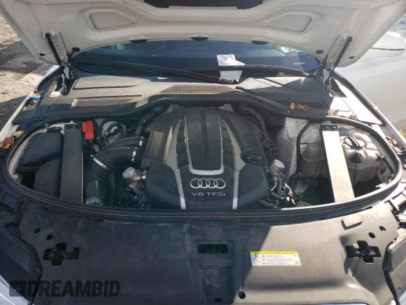 2015 Audi A8 4.0T with VIN WAUJ2AFD3FN005524, listed as a Copart auction lot 65610982 with 105,627 mi miles and . Bid and sale history available at DreamBid. Image 7.
